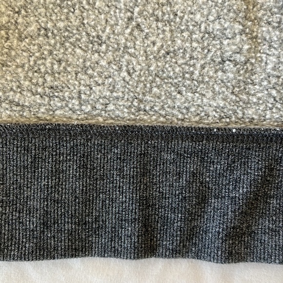 DKNY Women's Sport Sweatshirt, Gray with DKNY Logo in Gray Glitter Lettering - Picture 4 of 5